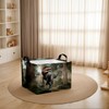 ASKETAM Cute 3D Dinosaur Kid Storage Basket Trendy Toy Box,