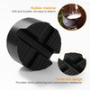 Lyeteung Universal Car Jack Rubber Pad 80 mm, Slotted Car