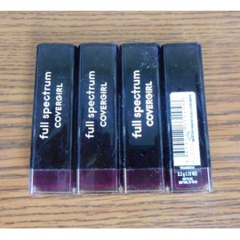 COVERGIRL LOT OF 4 COVERGIRL FULL SPECTRUM LIPSTICK FS390 BAD CONDUCT 0.12oz EACH SEALED