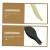 Healeved 3 Sets Ergonomic Handle Eyebrow Clip Tweezers Set Eyebrow