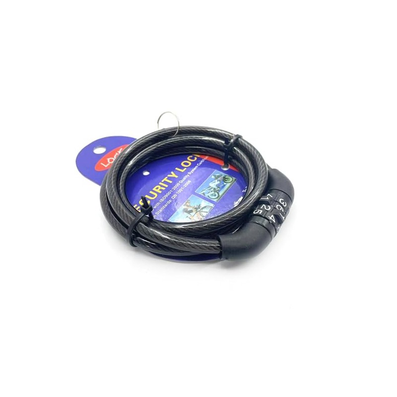 CHENGZI Bicycle Lock, Mountain Bike Four Digit Code, Chain Lock,