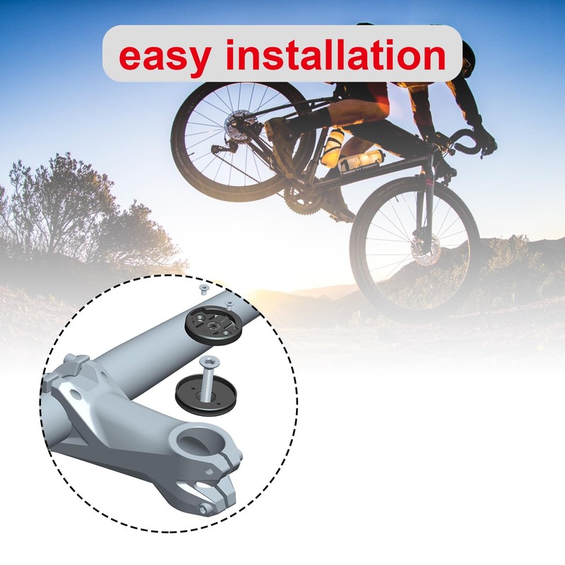 SANTUO Bicycle Stem Top Cap Headset Mount for Garmin Edge