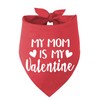 Bandana para perro del día de San Valentín, bufanda roja