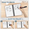 Whiteboard A5 Grey Small Whiteboard Notebook Mini Desk Whiteboard with