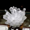 Extra Large Rough Clear Quartz White Crystal Cluster and Green