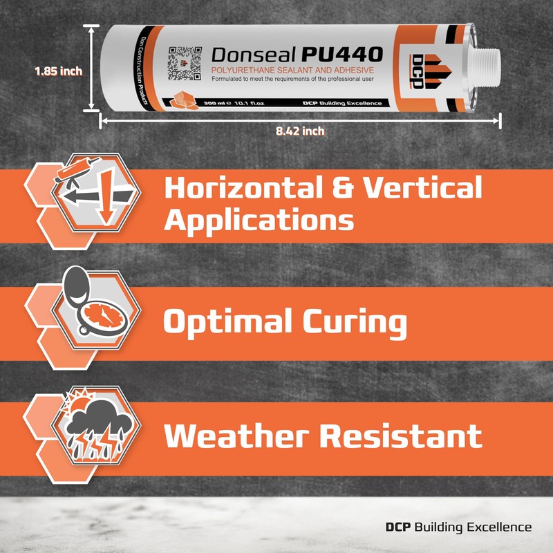 DCP Donseal PU440 Polyurethane Concrete Sealant 1 Pack– Non-Sag Concrete