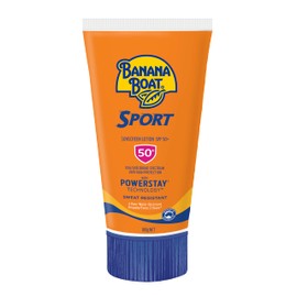 Banana Boat Sport Sunscreen Lotion SPF50+ 100g, UVA/UVB, Non-Greasy, Sweat Resistant, 4-Hour Water Resistant, Made in Australia
