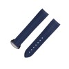Topuly Silicone Watch Band replacement for Omega Seamaster diver 300