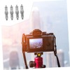 LABRIMP 4pcs Stainless Steel to Adapter Spigot for Light Stand