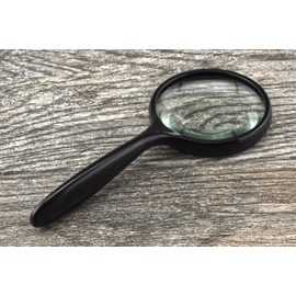 SE 3x Ergonomic Handheld Magnifier with 2.5" Glass Lens Dia. - MH2117-2.5