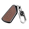 Metal Car Keycase Leather Remote Car Key Cover Key Bag
