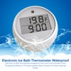 Electronic Ice Bath Thermometer Waterproof Time Timer with Automatic Timer