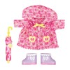 Mell-chan Dress-up Set, Pink Raincoat Set