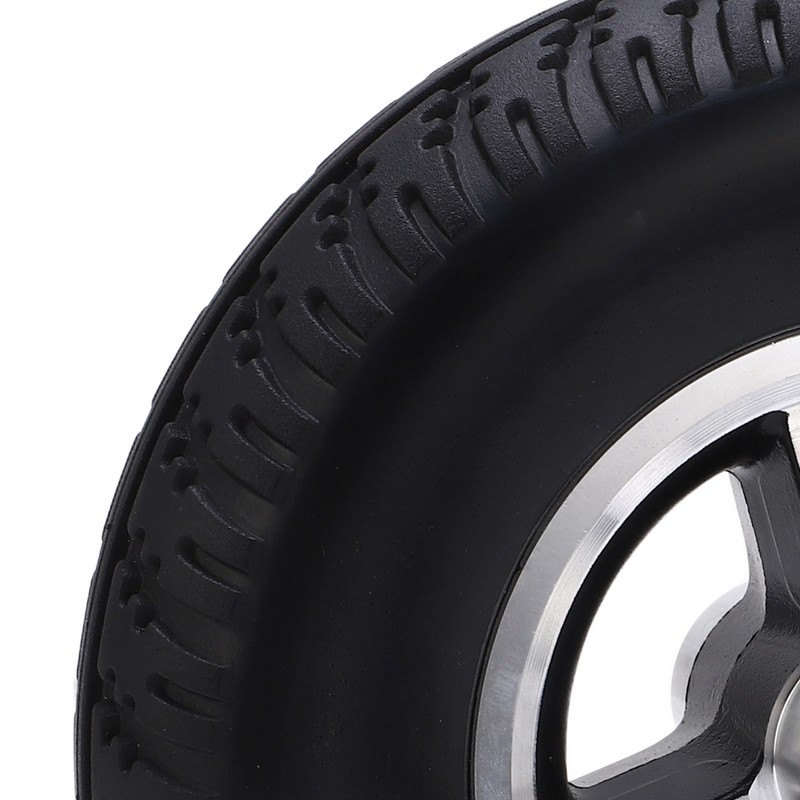 Wheelchair Wheel Replacement Solid PU Reinforced Aluminum Alloy Hub Walker