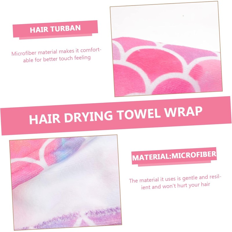 Toalla de Microfibra para Cabello, Secado Rápido, y Absorbente, 2