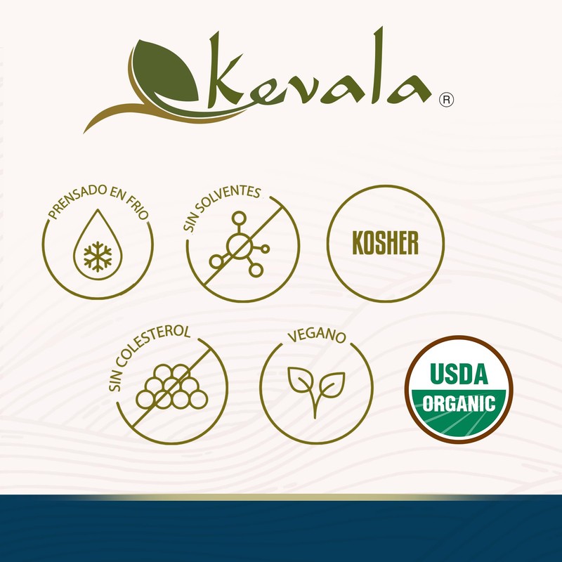 Kevala Organic Extra Virgin Sesame Oil - 64 fl oz