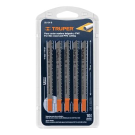 Truper Segueta Caladora Cortes Rectos Madera Zanco U 10dpp 5 Pzas