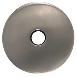 Corla 4" Modern Oversized Shower Arm Flange | Universal Replacement Escutcheon Cover Plate (Brushed Nickel)