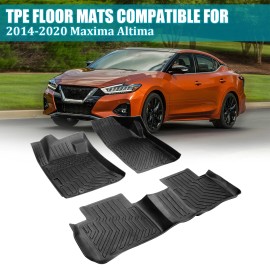 Freedom Road Auto Parts All Weather Floor Mat Liner for 2014-2015 Nissan Altima 2016-2020 Nissan Maxima