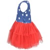 Unique Baby Vestido patriótico tutú para niñas del 4 de