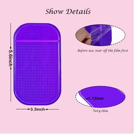 LIRUNQIU 46 PCS Diamond PaintingTools Kit, Complete Accessories Set with Anti-Slip Mat, Tweezers, Roller, Wax Pen, Storage Containers, Trays for Adults Kids Beginners Art Crafts(Purple)