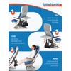 SARISUN 2 Pack Airplane Foot Hammock, Portable Travel Feet Rest