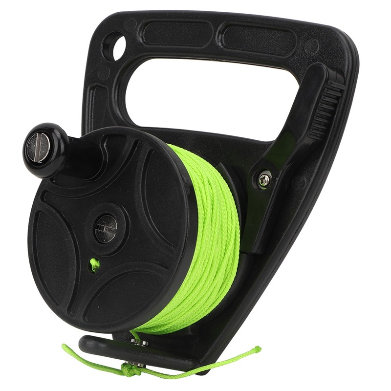 46m Handle Pulley Scuba Spool Reel Cave Wreck Diving Snorkeling