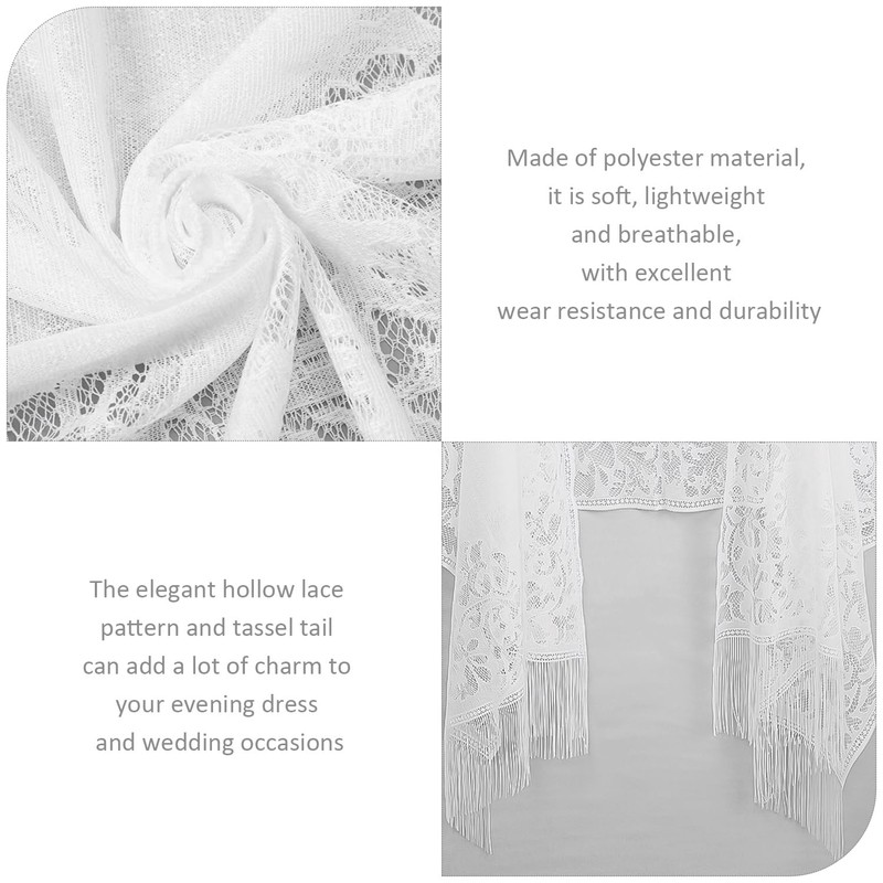 TYGFRT Elegant Ladies Evening Dress Shawl - Bride And Bridesmaid