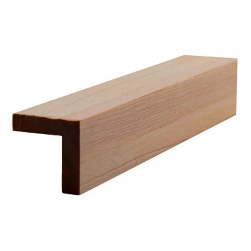 EWCG11 Corner Guard Molding 7/8" x 7/8" Trim. Unfinished, Red