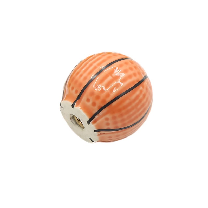 CYCOOPE Cute Ceramic Basketball Drawer Knobs Cabinet Pulls Handles Basketball