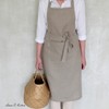 Linen & Cotton KAMI Kitchen Apron Cooking Apron for Women