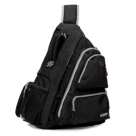 Heavy Duty Sling Laptop Backpack | Cross Body Messenger Bag | Ballistic Nylon Water Resistant