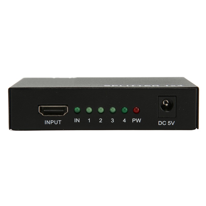 1x4 HD Multimedia Interface Splitter 1 in 4 Out 3D