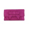 LONI Cute Faux Suede Clutch Shoulder Bow Bag