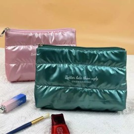랩탑파우치 나일론 뷰티 파우치 가방 패딩 화장품 메이크업 방수 여행 지퍼 주머니 [Blue] Laptop Pouch Nylon Beauty Pouch Bag Padded Cosmetics Makeup Waterproof Travel Zipper Pocket [Blue]