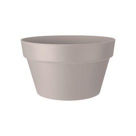 elho Loft Urban Bowl 35 - Flower Pot for Outdoor Use - Diameter 34.5 x Height 20.2 cm - Grey/Warm Grey