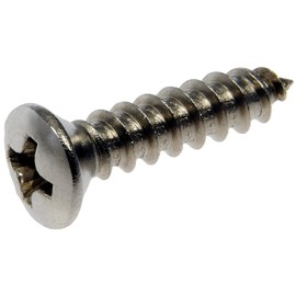 Dorman 784-115D Self Tapping Screws - Stainless Steel - Oval Head - No.8 X 1/2 In., 3/4 In., 8 Pack