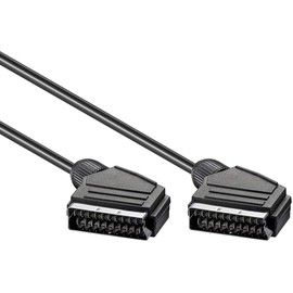PremiumCord SCART Cable 3 m Male to Male 21 Pin Black