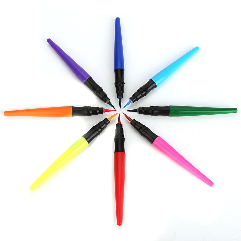 8Pcs Body Painting Brush Pen Set Artistic Watercolour Drawing Pen
