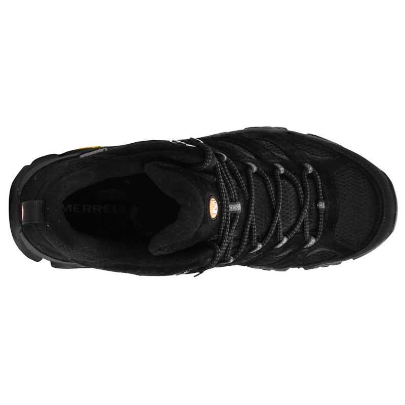 Merrell Men's Moab 3 Mid Waterproof Hiking Boot, Black Night,