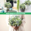 HONQX Artificial Eucalyptus Stems, 24 Pcs Gypsophila Artificial Flowers Greenery
