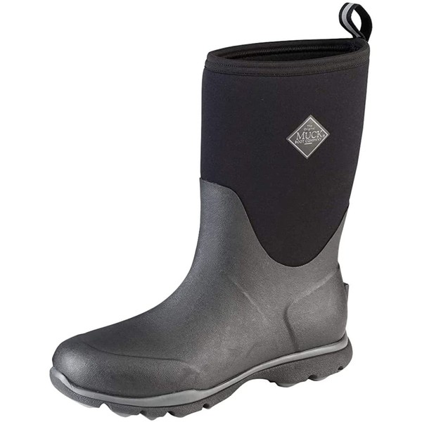 Muck Boot Men's Arctic Excursion Mid Boots, Black, Neoprene, Rubber, 11 M