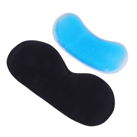 Baluue 2pcs Travel Eye Mask for Airplane Silk Sleep Mask Head Strap for Men/women Blackout Comfortable for Sleep