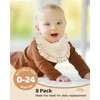 Lictin Muselina Baby Drool Baberos - Paquete de 8 Baby