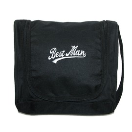 Hortense B. Hewitt Mens Canvas Groomsmen Travel Bag and Toiletry Kit, Best Man