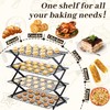 Pleafind 4 Tier Collapsible Cooling Rack - 3 Setting Design,