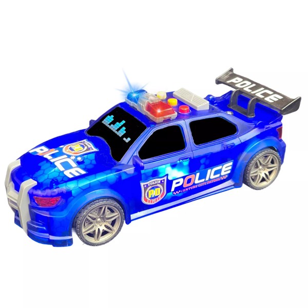 Unbranded Kids Realistic Push And Go Friction Powered Police Car