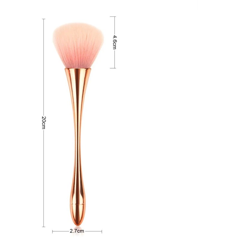 Brochas Para Maquillaje Rubor Polvo + Mini Brocha Diagonal F