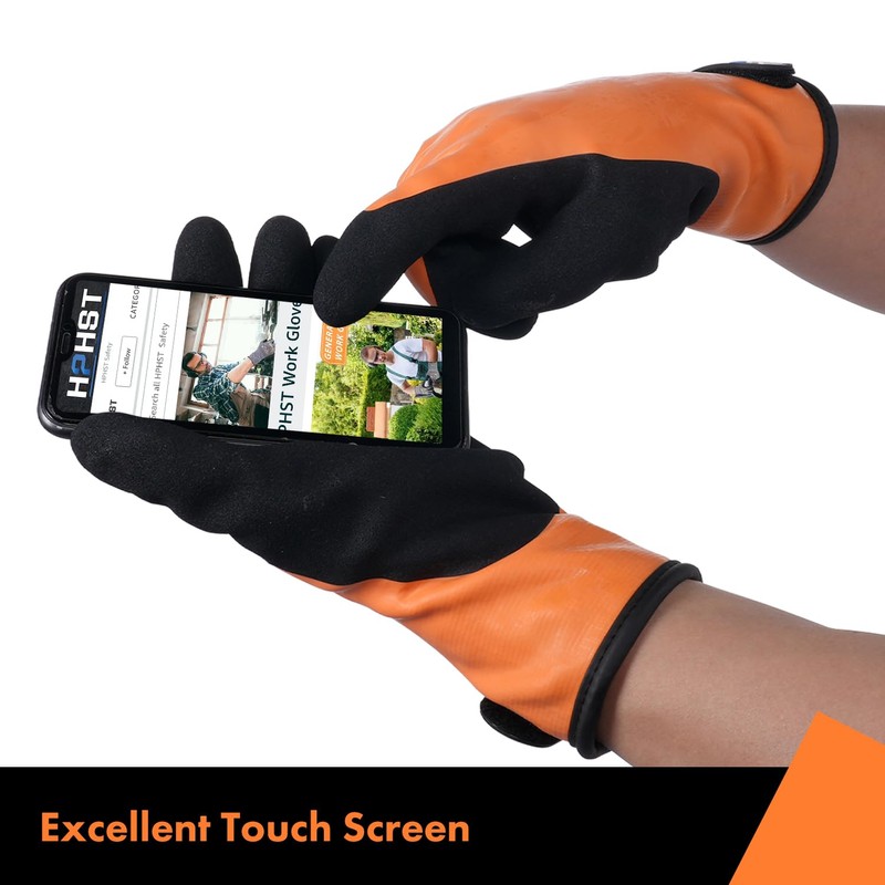 HPHST Work Gloves Winter Waterproof Thermal Warm Winter Gloves Assembly