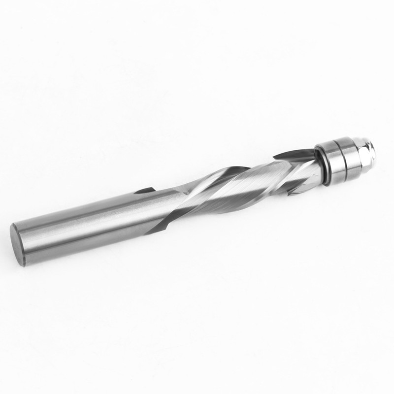 Compression Flush Trim Router Bit Cemented Carbide 1/2 Shank Spiral